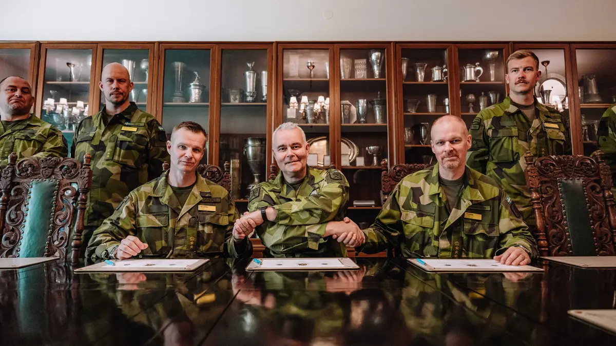 Outgoing brigade commander Martin Johansson: "We are helping to drive the transformation"